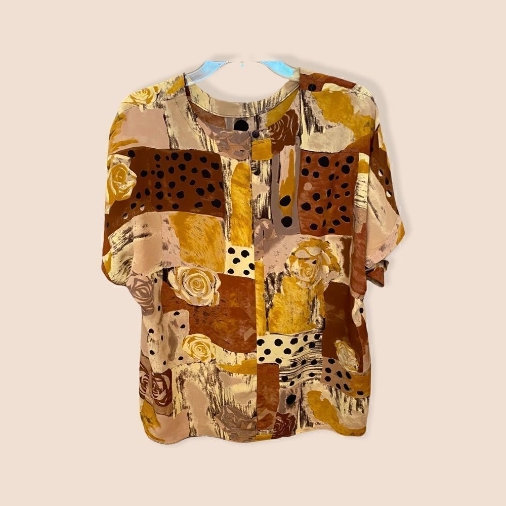 Caviar Blouse Size Medium 